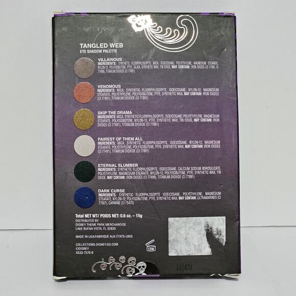 Beautifully Disney Tangled Web Eye Shadow Palette - New - Maleficent - Picture 2 of 5